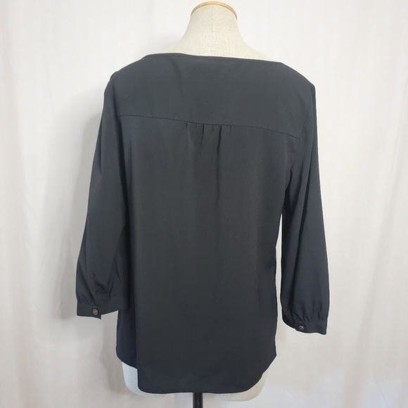 A.N.A. Medium Beaded 3/4 Sleeve Blouse - Picture 5 of 14